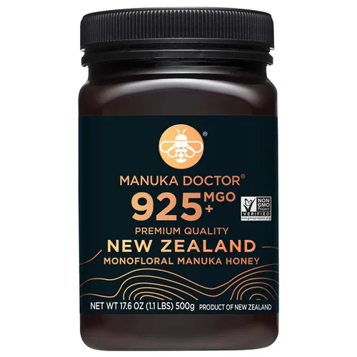 Miniatura 9 de MANUKA DOCTOR - MGO 925+ Manuka Honey Monofloral, 100% pura miel de Nueva Zelanda. Certificado. Garantizado. Crudo. Sin OMG (8.75 oz)