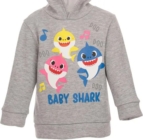 Miniatura 4 de Pinkfong Baby Shark - Conjunto de sudadera con capucha y pantalones de forro polar