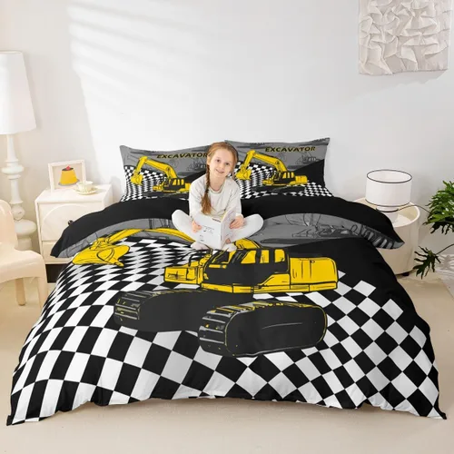 Miniatura 11 de Lindo juego de funda de edredón para niños, tamaño individual, juego de ropa de cama de dibujos animados Salamandra, ajolote océano, decoración