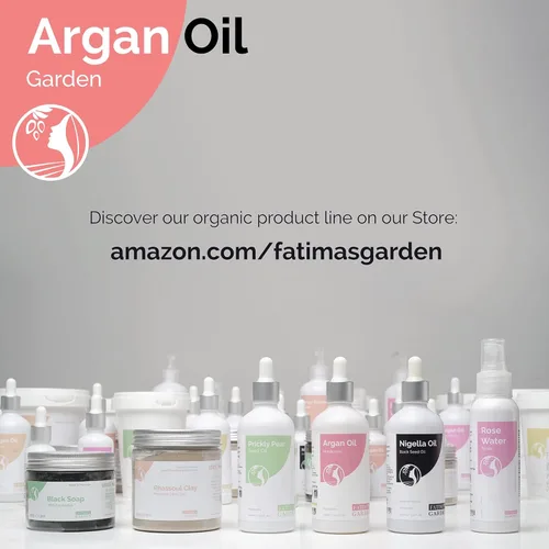 Miniatura 9 de Fatima's Garden Aceite de argán & Oud - Lujosa crema hidratante para la piel, 3.4 fl oz
