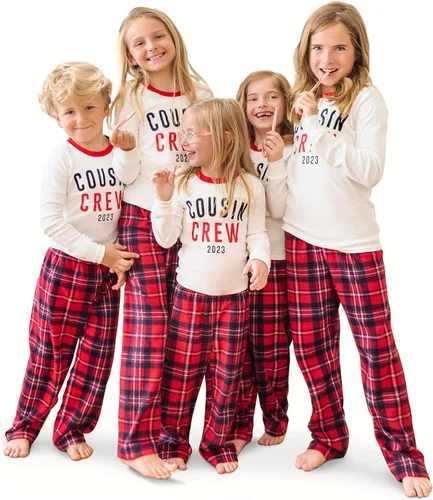 The Children's Place Kids' Family Matching, Christmas Pajama Sets. Fleece Seasonal