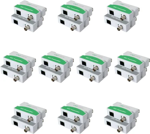 Miniatura 11 de 【Actualizado】LINOVISION POE sobre coaxial EOC convertidor IP sobre coaxial máximo 3000 pies de potencia y transmisión de datos sobre cable coaxial