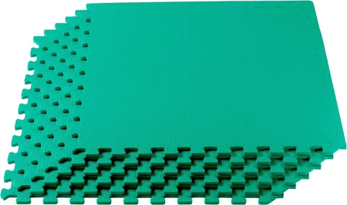 Miniatura 14 de We Sell Mats 3/8" Thick Multipurpose EVA Foam Exercise Floor Mat, Interlocking Tiles, Anti-Fatigue for Home or Gym Azul