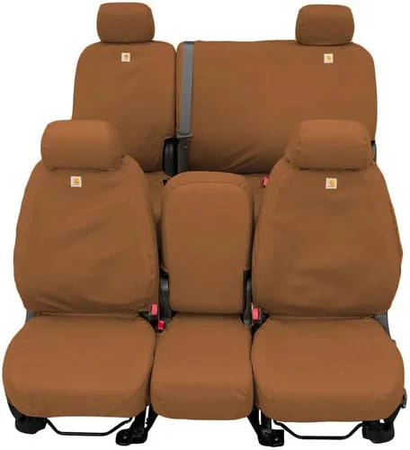 Covercraft Carhartt SeatSaver - Fundas de asiento personalizadas | SSC8486CABN | Asiento de banco de segunda fila 60/40 | para modelos seleccionados