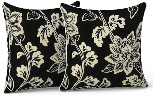 Miniatura 61 de LVTXIII Juego de 2 almohadas lumbares para patio, 12 x 20 pulgadas, resistentes a la decoloración, para exteriores con interiores, cojines lumbares