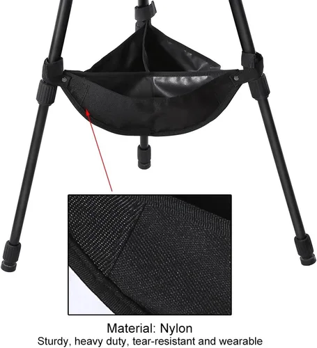 Miniatura 5 de Bolsa de piedra para trípode, bolsa de piedra para trípode, bolsa de arena para video, soporte de trípode universal resistente, bolsa de piedra