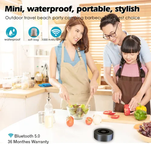 Miniatura 3 de Altavoz Bluetooth LED Smart Touch Play/Altavoces inalámbricos portátiles con sonido HD / 12 horas de reproducción/Bluetooth 5.0 / TF Card Support