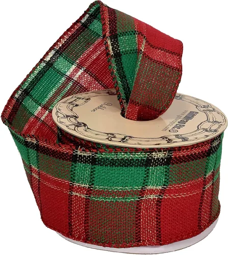 Miniatura 11 de Cinta tejida de arpillera de tela beige, 2 1/2 pulgadas x 10 yardas, borde con alambre, cinta de árbol de Navidad marfil para manualidades, adornos