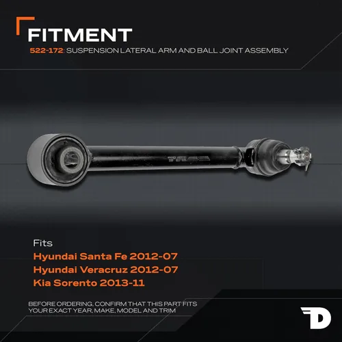 Miniatura 2 de Dorman Brazo lateral 522-172 compatible con modelos seleccionados Hyundai/Kia