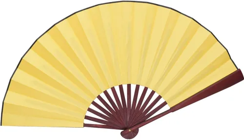 Miniatura 7 de Ventilador de mano plegable chino con artesanía tradicional china de 13 pulgadas