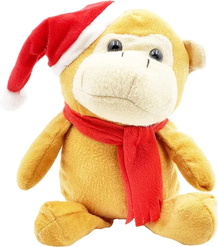 Miniatura 5 de The Dreidel Company Oso de Navidad de Santa con Bota, Oso de Peluche con Barriga, Oso de 9.5 Pulgadas de Peluche Relleno, Juguetes Super Suaves