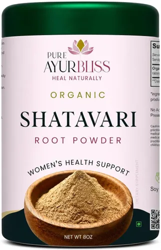 Polvo de raíz de Shatavari 100% orgánico, equilibrio hormonal, bienestar menstrual, apoyo de fertilidad y vitalidad diaria para mujeres, polvo de
