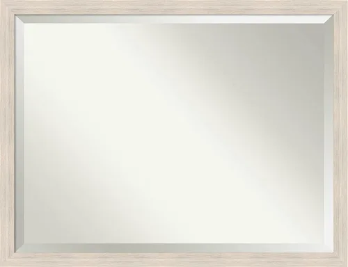 Miniatura 21 de Amanti Art Espejo de pared, espejo de marco de madera blanca lavada para decoración de pared o uso como espejo de baño para sobre el fregadero