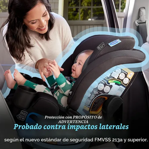 Miniatura 5 de Graco 4Ever DLX Slim 4 en 1 Asiento de automóvil para bebé a niño pequeño, orientación trasera, orientación delantera, a elevador de respaldo alto