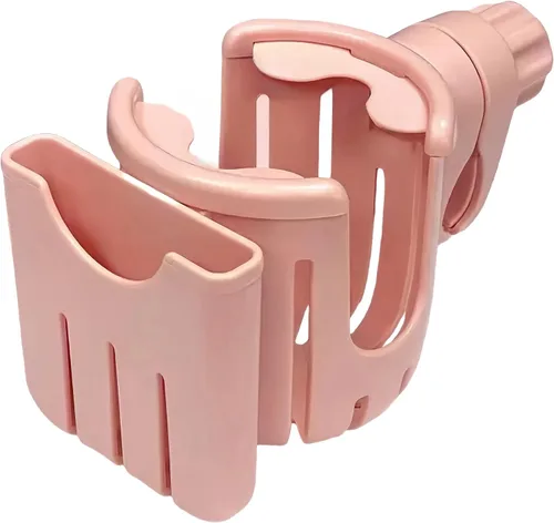 Miniatura 6 de Soporte versátil 2 en 1 para teléfono celular para bicicleta y cochecito - Jaula universal para botellas de agua para ciclistas, soporte para Negro