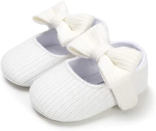 Miniatura 5 de Ohwawadi - Calcetines de forro polar para bebé o niña, suaves y calientes, botas o zapatos para bebés recién nacidos, con estilos de dibujos