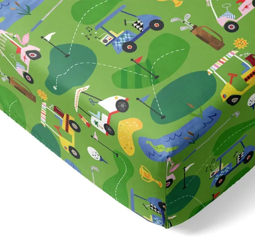 Miniatura 17 de Little Sleepies Sábanas de cuna para bebé, sábanas de cuna de viscosa muy suave de bambú para niños y niñas, sábana de cama para niños, sábana