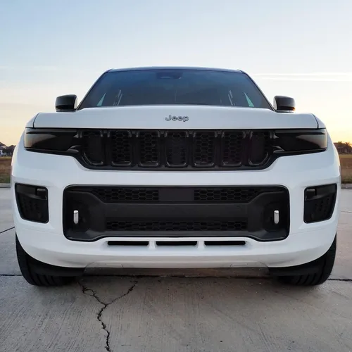 Miniatura 6 de SlickMod Tinte de humo de vinilo precortado para faros Jeep Grand Cherokee 2022-2023 (20% humo oscuro, 1. faro)