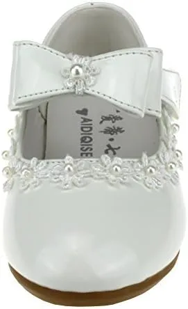 Miniatura 2 de Maxu Kid Girl PU vestido zapato gancho y lazo plano