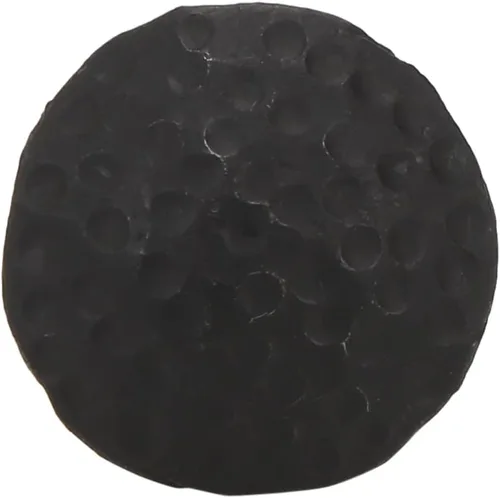 Miniatura 2 de Juego de 12 clavos decorativos redondos de hierro, forjados a mano, clavos de 1 pulgada, acabado negro natural, pernos decorativos para puertas