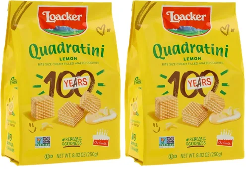 Miniatura 7 de Loacker Quadratini - Galletas prémium de oblea de limón, 250 gramos/8.82 onzas