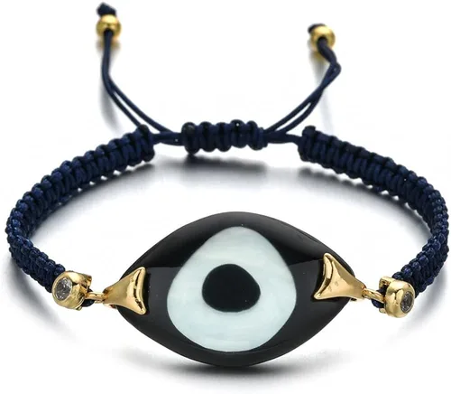 Miniatura 5 de TheHAD - 25432 - Pulseras de resina con dije de pavo negro para mujer joyería de fe turca ajustable para mujer joyería de fe turca
