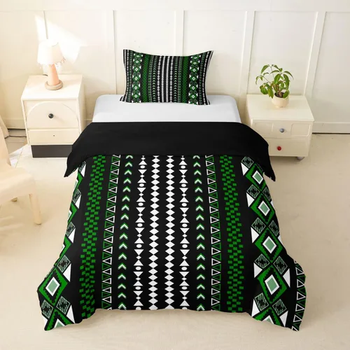 Miniatura 16 de Erosebridal Bohemian Duvet Cover Twin Country Southwestern Comforter Cover for Kids Teens Boho Aztec Arrows Diamond Bedding Set Black Gray Geometric