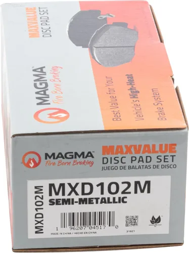 Miniatura 5 de MAGMA MaxValue MXD102M Pastillas de freno semimetálicas, traseras