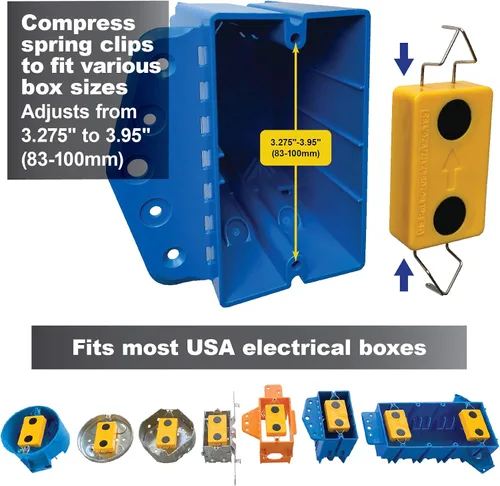 Miniatura 5 de Calculated Industries 8115 MultiMark herramienta localizadora para sistema de iluminación empotrado Potentes objetivos magnéticos de tierras