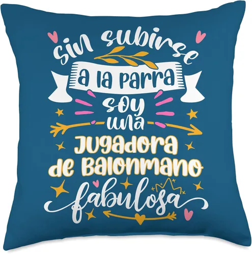 Miniatura 5 de Regalo Original Para Jugadora de Balonmano Regalos Jugadora de Balonmano Fabulosa Divertido Mujer Balonmanista - Almohada (16 x 16 pulgadas)