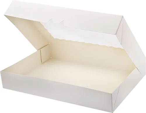 Miniatura 3 de Tcoivs - 20 cajas de pastelería de 16 x 11 x 2.5 pulgadas con visor, diseño autoemergente para 12 donas, cajas de galletas grandes para pasteles
