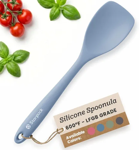 Miniatura 12 de Starpack 'The All Rounder' Espátula Spoonula de Silicona Premium - Cucharas Espátula de Silicona Resistentes al Calor hasta 600°F - Mejores Verde