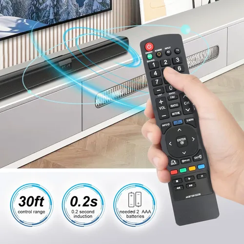 Miniatura 2 de AKB72915239 - Control remoto de TV de repuesto para LG 32LK330-UB 32LK330UH 32LK330-UH 32LK430 32LK450 32LK450UB 32LK450-UB 32LK450UH 32LK450UH