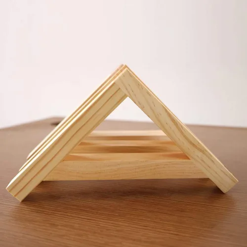 Miniatura 7 de Soportes flotantes de madera maciza para estantería, cocina, sala de estar, estudio, decoración de pared, soporte para estante de 90 grados, soporte