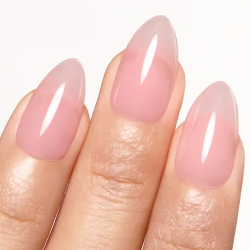 Miniatura 75 de Esmalte de uñas de gel con purpurina, 0.5 fl oz, color rosa brillante, de remojo, con LED, UV, kit de esmalte de uñas de gel para manicura en salón