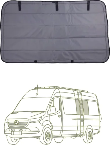 Miniatura 8 de VanEssential Cubierta Magnética Aislante para Ventana de Oscurecimiento Total Diseñada para Puerta Corredera Mercedes-Benz NCV3 y VS30 con Marco