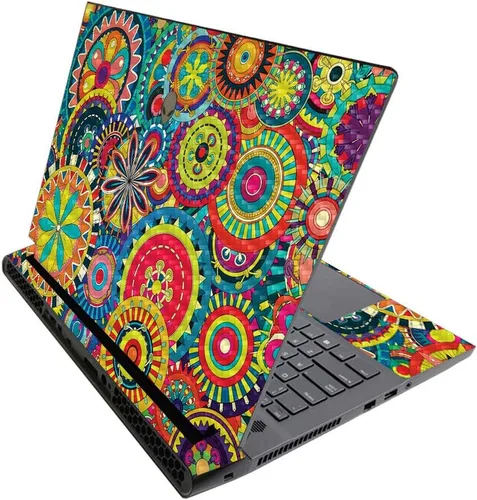 Miniatura 747 de MightySkins - Skin brillante con purpurina para Alienware M17 R3 (2020) y M17 R4 (2021) - Diversión de los años 90 Acabado duradero con purpurina