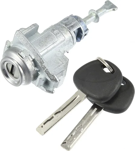X AUTOHAUX Juego de cilindros para cerradura de puerta con 2 llaves para Kia Optima 2011-2018 con llave 819702TA00 81970-2TA00 LH Metal