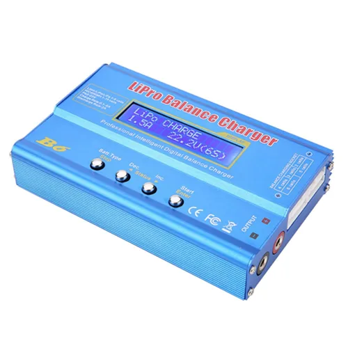 Miniatura 2 de 143 B6 80 W LCD digital para equilibrio cargador cargador IMAX B6 cargador de batería RC Lipo para LLiPo NiMH RC batería, Azul
