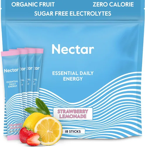 Miniatura 14 de Nectar Energy Booster - Cafeína Orgánica, B12 y Electrolitos - Sin Azúcar y Cero Calorías – Café Saludable, Bebida Energética y Alternativa a