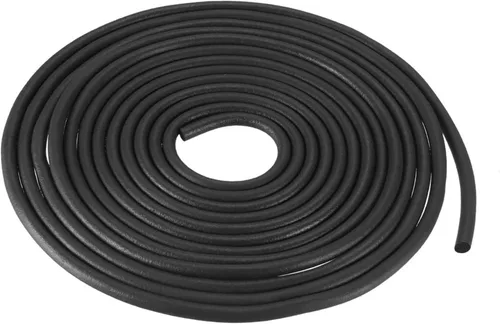 uxcell Tira de sellado de goma espuma para intemperie, 2mm (5/64") de diámetro, 6 metros (19.69 pies) de largo, caucho EPDM redondo para juntas de