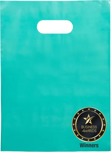 Miniatura 17 de Choice Marts - 100 bolsas de 1.5 mil de grosor, 9 x 12 pulgadas, bolsas de agradecimiento con asas extra brillantes, perfectas para mercancía