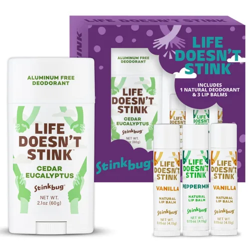 Miniatura 9 de Stinkbug Naturals - Desodorante orgánico sin aluminio con salvia ámbar, aceite de coco y carbón activado, sin parabenos, desodorante para piel