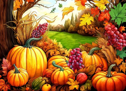 Rompecabezas de Springbok Fall Harvest celebra el color y la abundancia del otoño en este rompecabezas de 500 piezas para adultos y familias