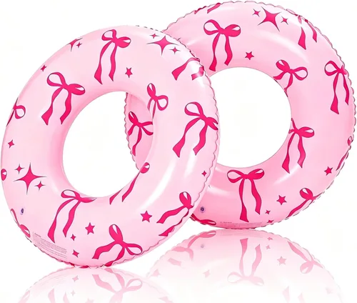 Flotador inflable para piscina, 2 piezas de 32 pulgadas, anillo de natación de alta calidad, flotadores de vinilo resistente para la playa, fiesta,