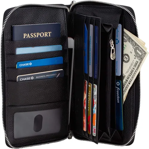 Miniatura 4 de Cartera de viaje, Negro -, Cartera RFID
