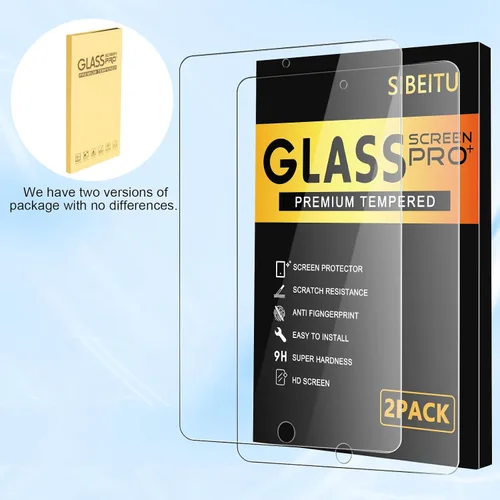 Miniatura 7 de SIBEITU Protector de pantalla para iPad Mini 5/4ª generación, dureza 9H, protector de película de vidrio templado de 7.9 pulgadas (paquete de 2)