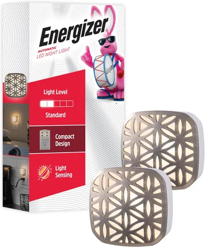Miniatura 11 de Energizer Luces nocturnas giratorias LED que se enchufan a la pared, sensor del atardecer al amanecer, decoración del hogar, artículos esenciales
