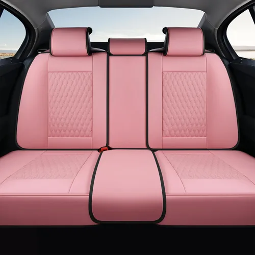 Miniatura 11 de Coverado Juego completo de fundas de asiento de automóvil, fundas de asiento de piel de napa para automóvil, protector de asiento de automóvil