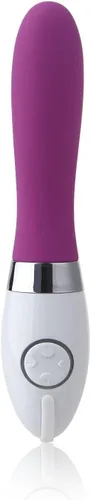 Miniatura 2 de Medium hembra Clítoris Masajeador Vibrador Orgasmo G Spot Simulador Juguete Sexual Recargable con 10 con modo vibración masajeador personal